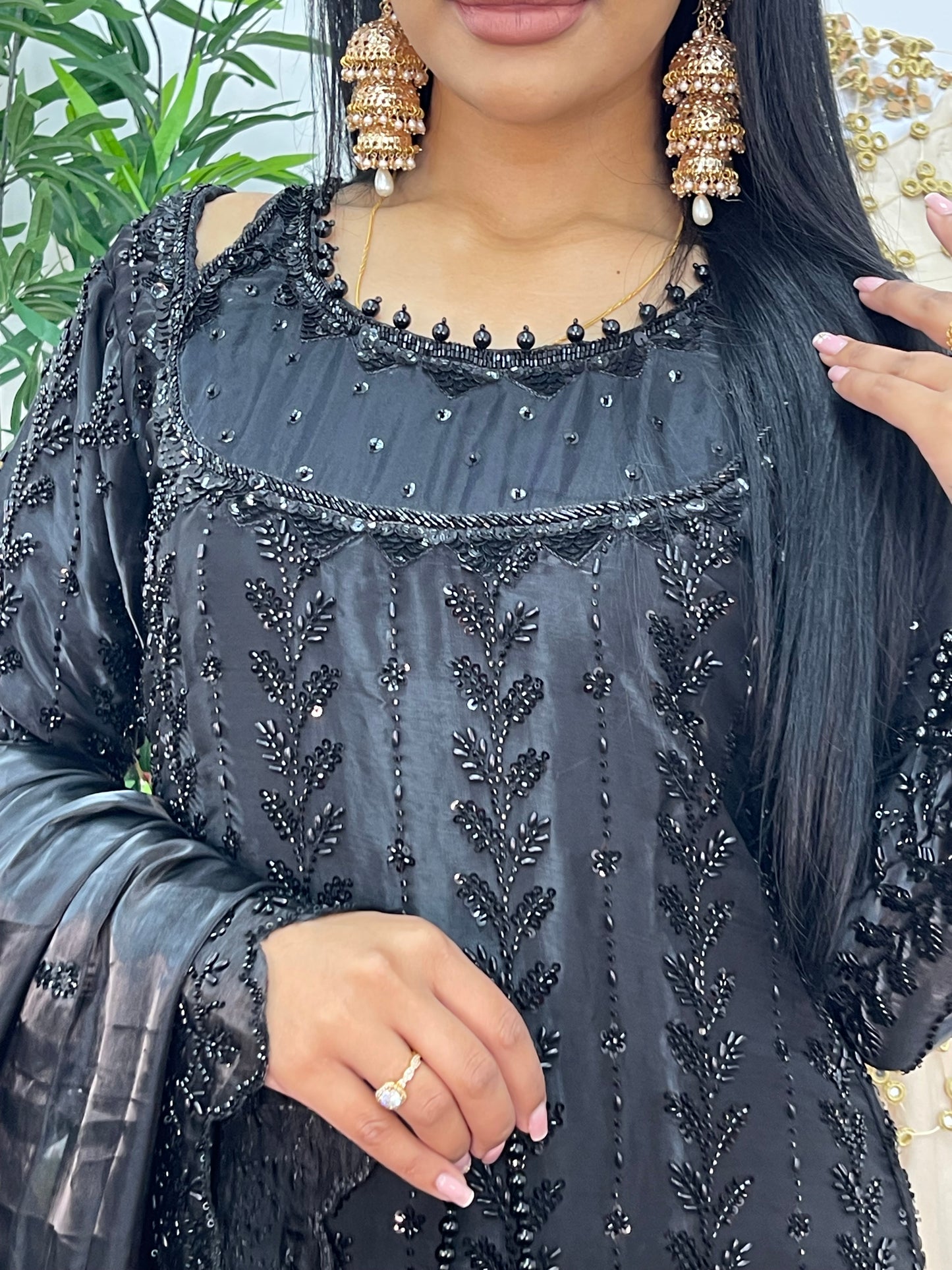 Choori - Cutdana Net - Black -