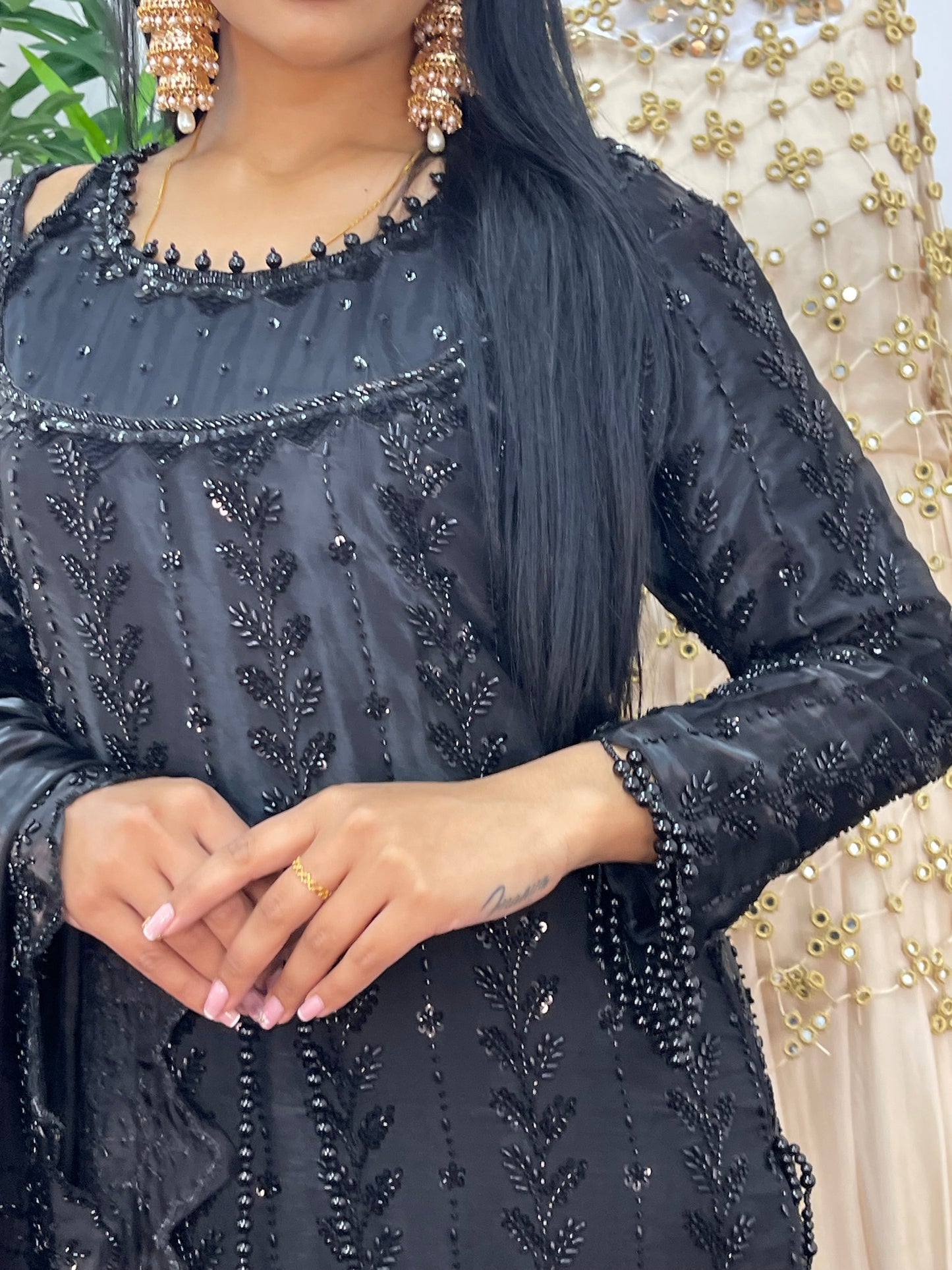 Choori - Cutdana Net - Black -