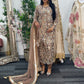 pakistani traditional dress | Cutdana Net - Brown