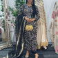 pakistani traditional dress | Cutdana Net - Black