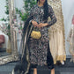 pakistani traditional dress | Cutdana Net - Black