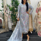 pakistani traditional dress | Cutdana Net - Sky Blue