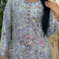 pakistani traditional dress | Cutdana Net - Sky Blue