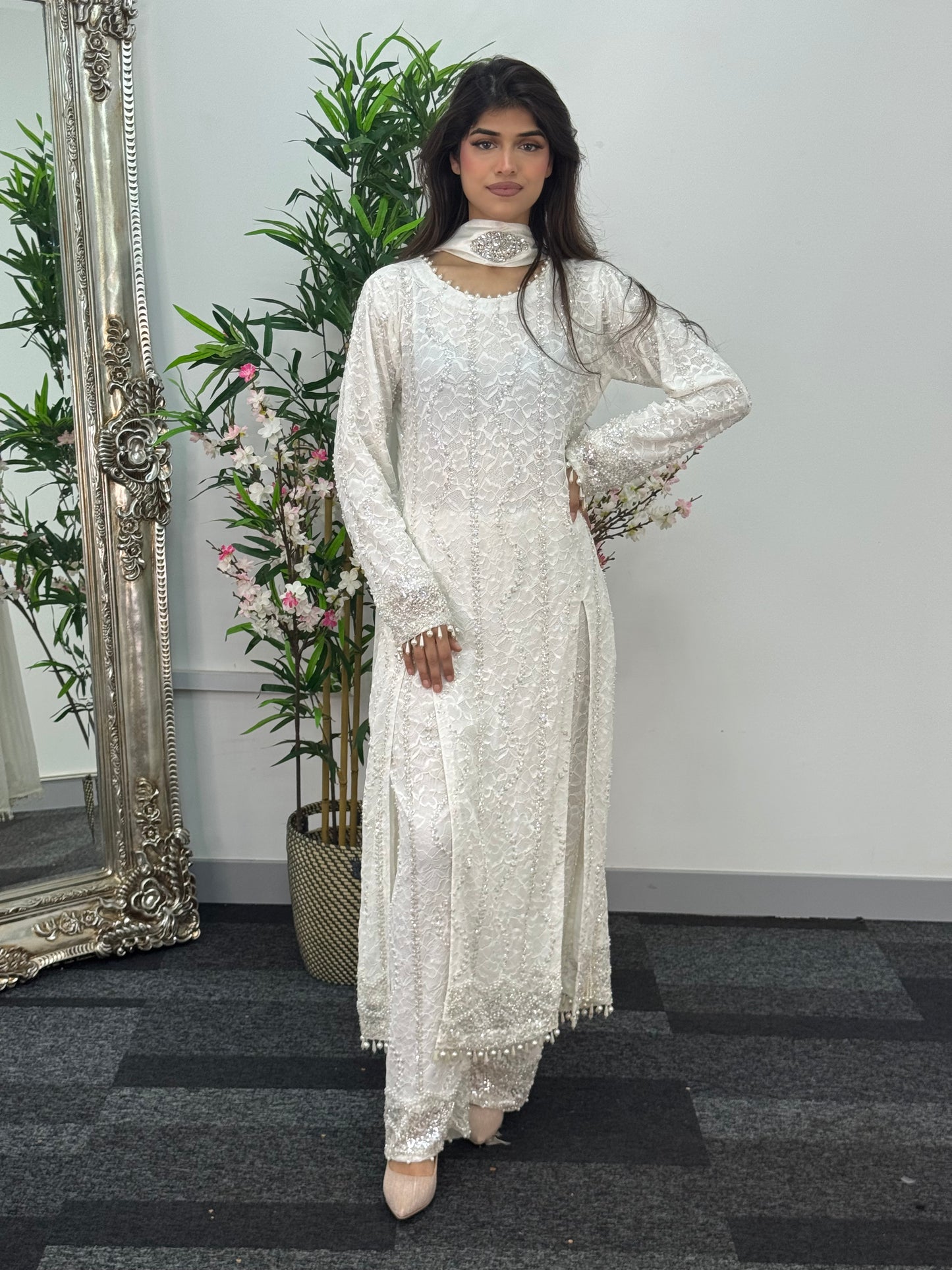 Heeray - Chantilly - White