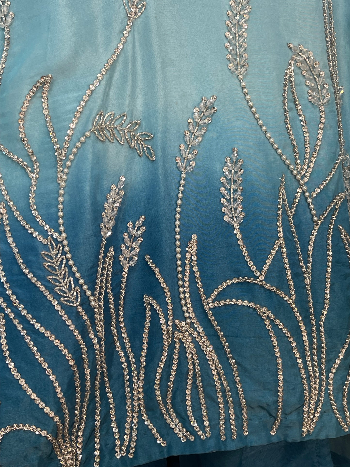 (Preorder 5 weeks ) Rabia - Farshi Shalwar - Blue