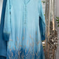 (Preorder 5 weeks ) Rabia - Farshi Shalwar - Blue