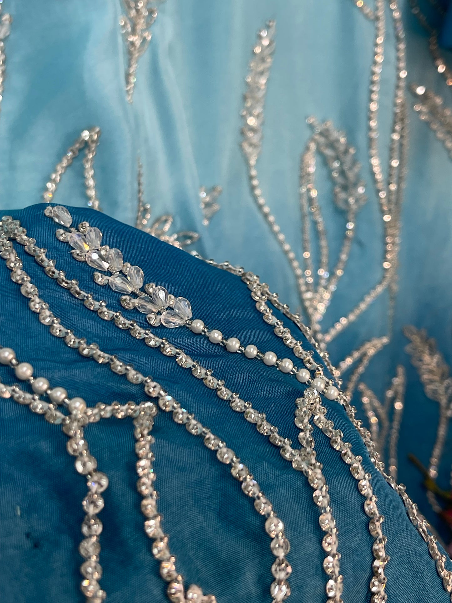 (Preorder 5 weeks ) Rabia - Farshi Shalwar - Blue