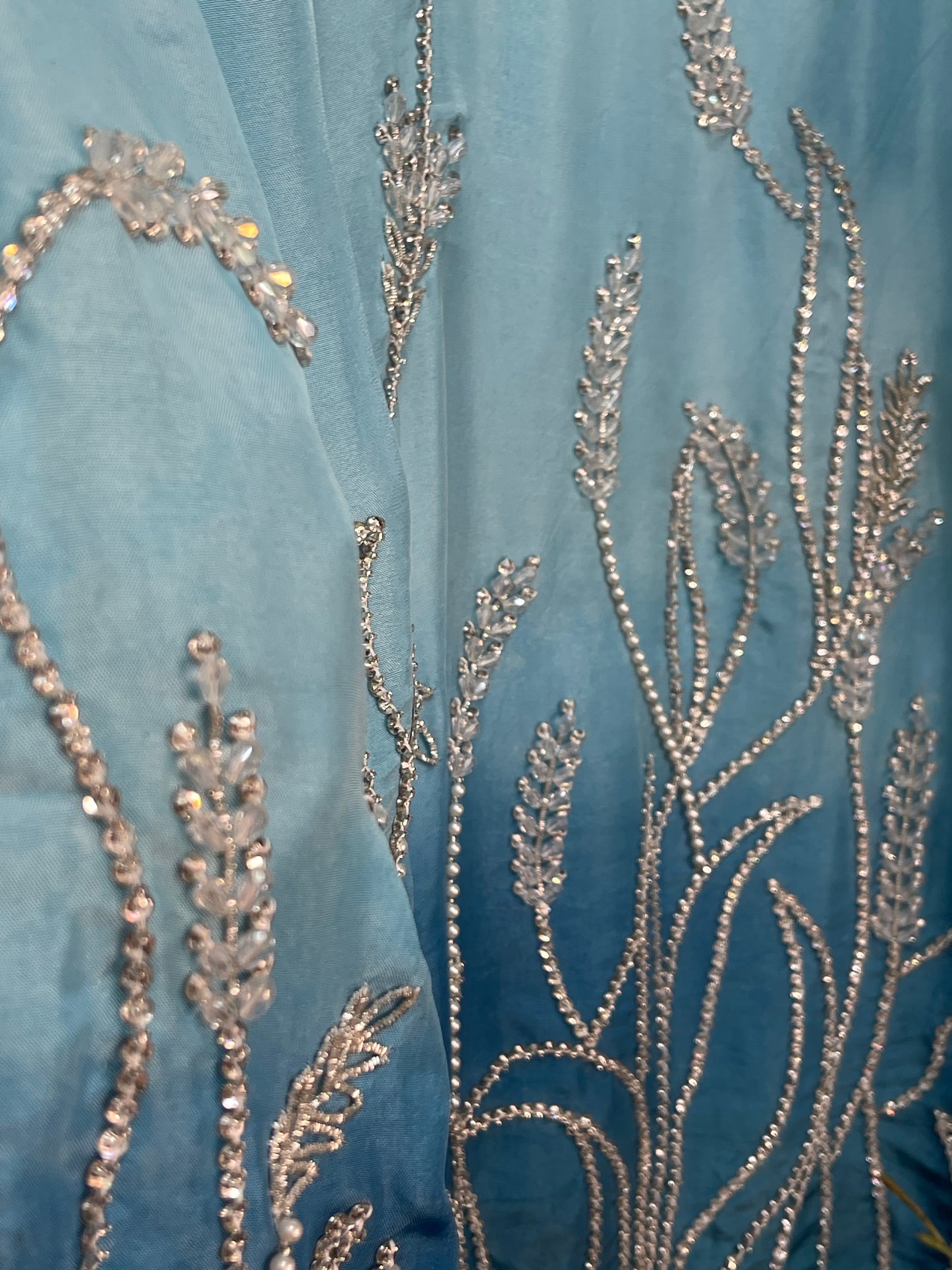 (Preorder 5 weeks ) Rabia - Farshi Shalwar - Blue