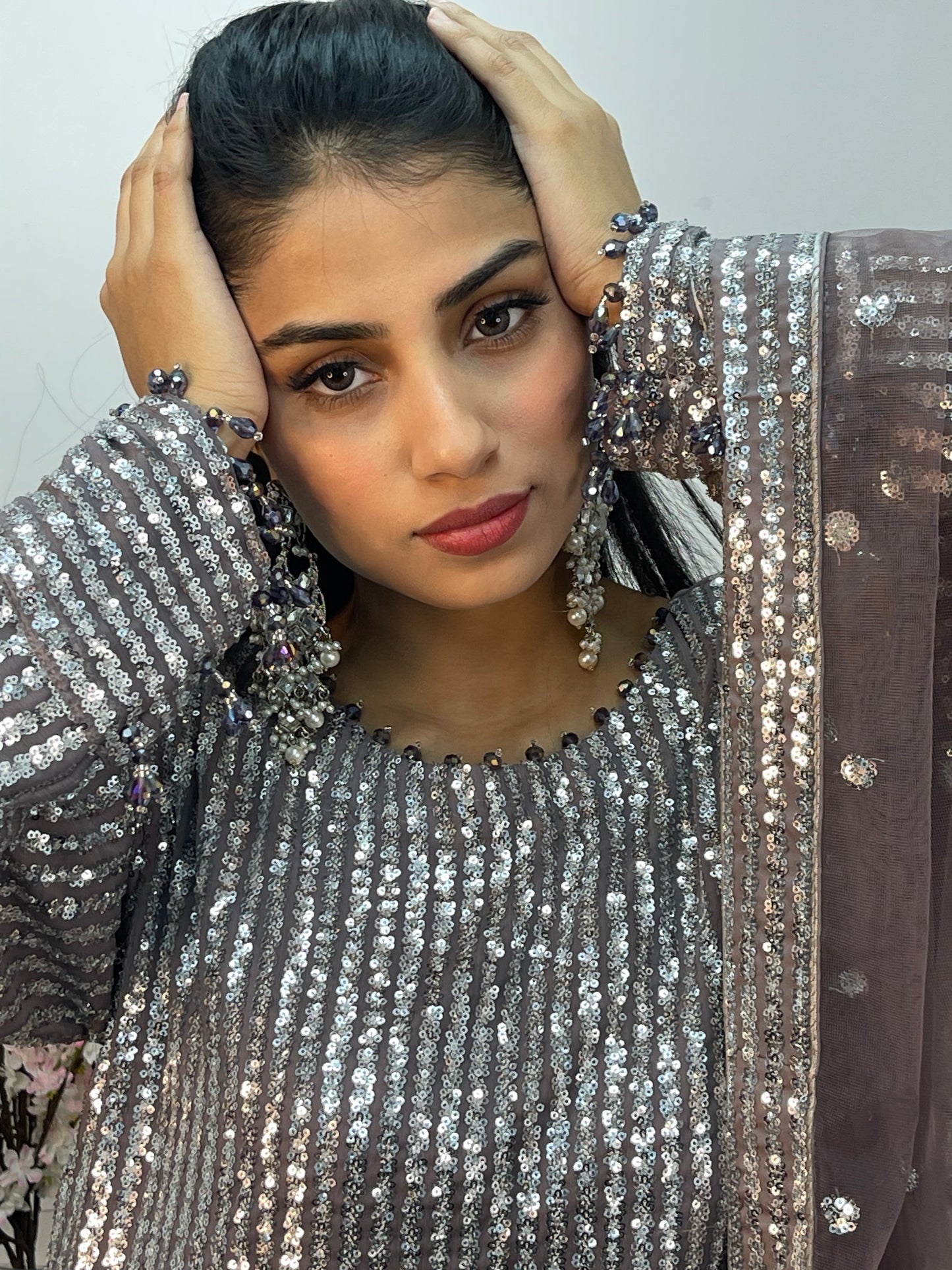 Ballay Ballay - Gray Sequin- Q