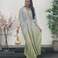 Moon Kaftaan - Ombre Party Wear Kaftan - green -