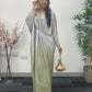 Moon Kaftaan - Ombre Party Wear Kaftan - green -