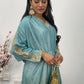 Moon Kaftaan - Ombre Party Wear Kaftan - blue -
