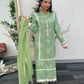 Nisha - Green- Linen - D