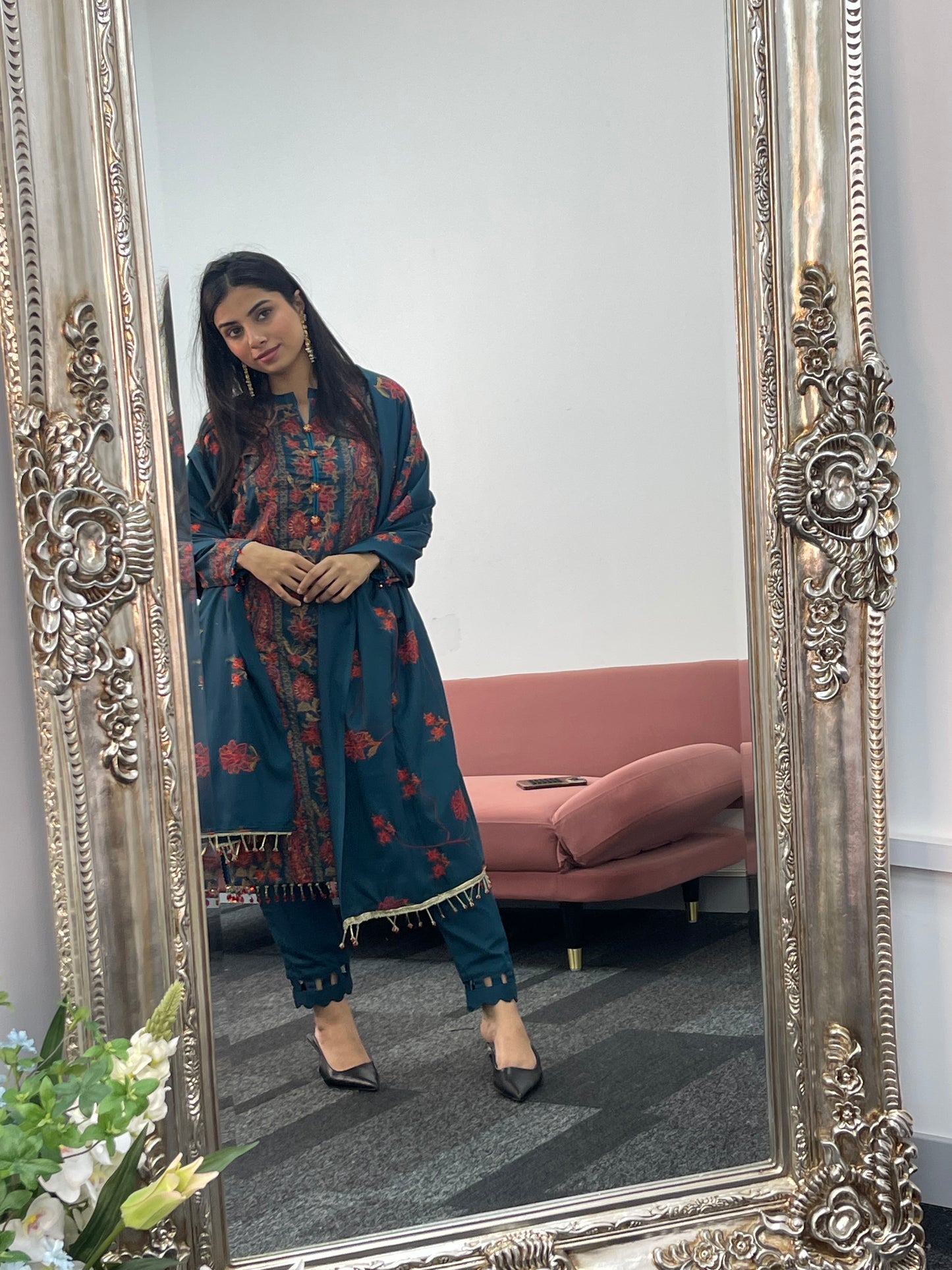 Bareeze Karandi - Teal