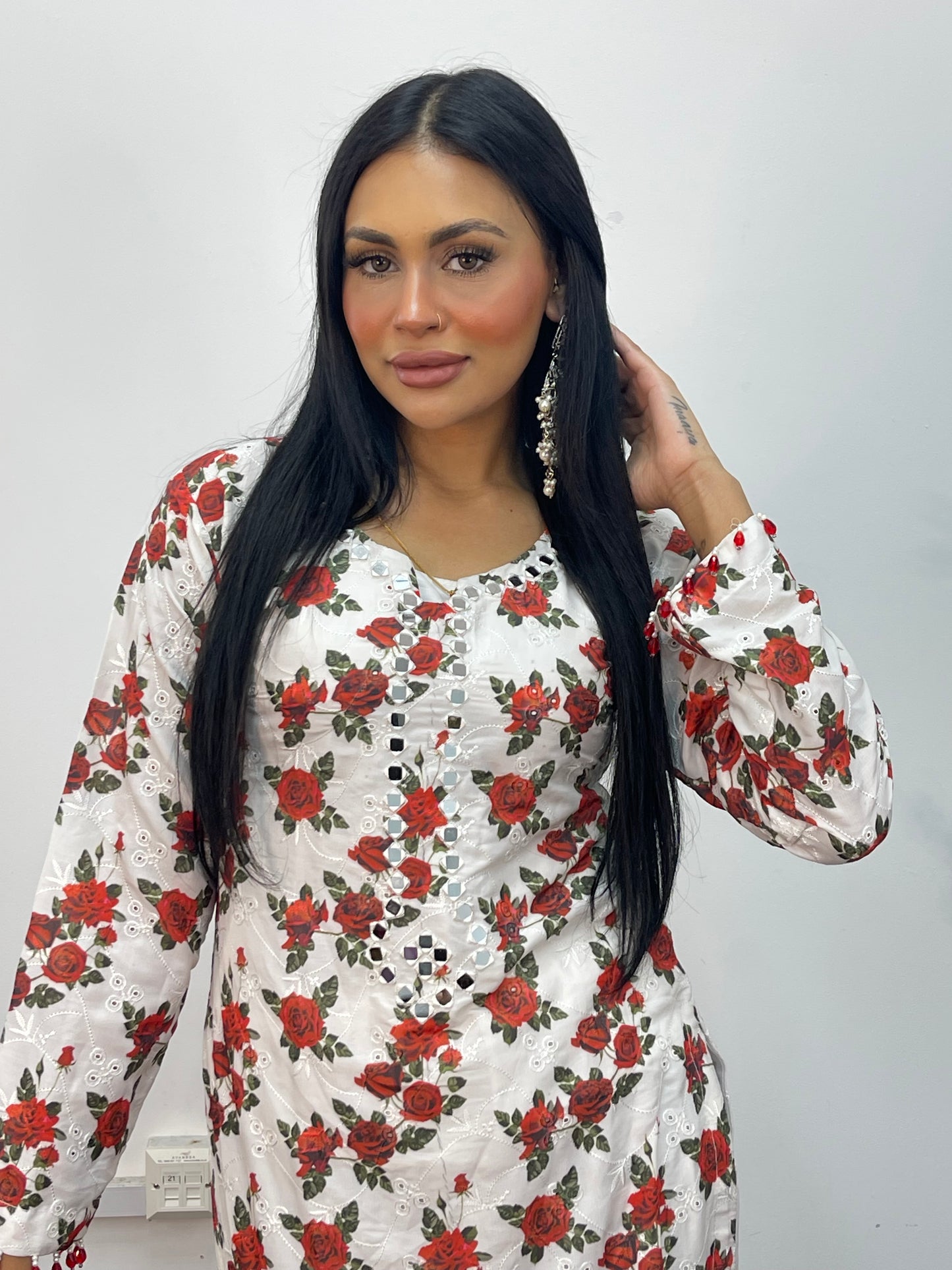 Swiss Lawn - chikankari - S