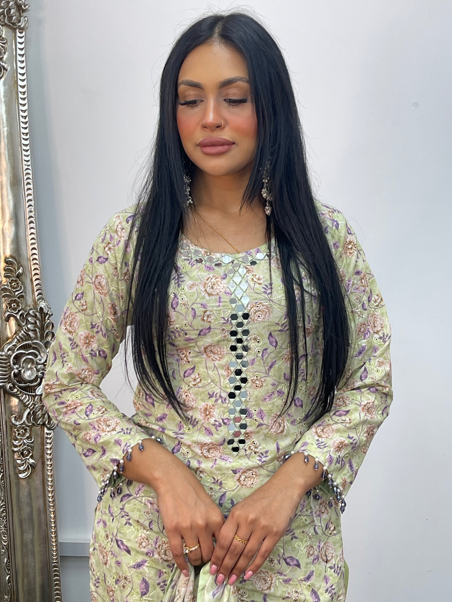 Swiss Lawn - chikankari - S