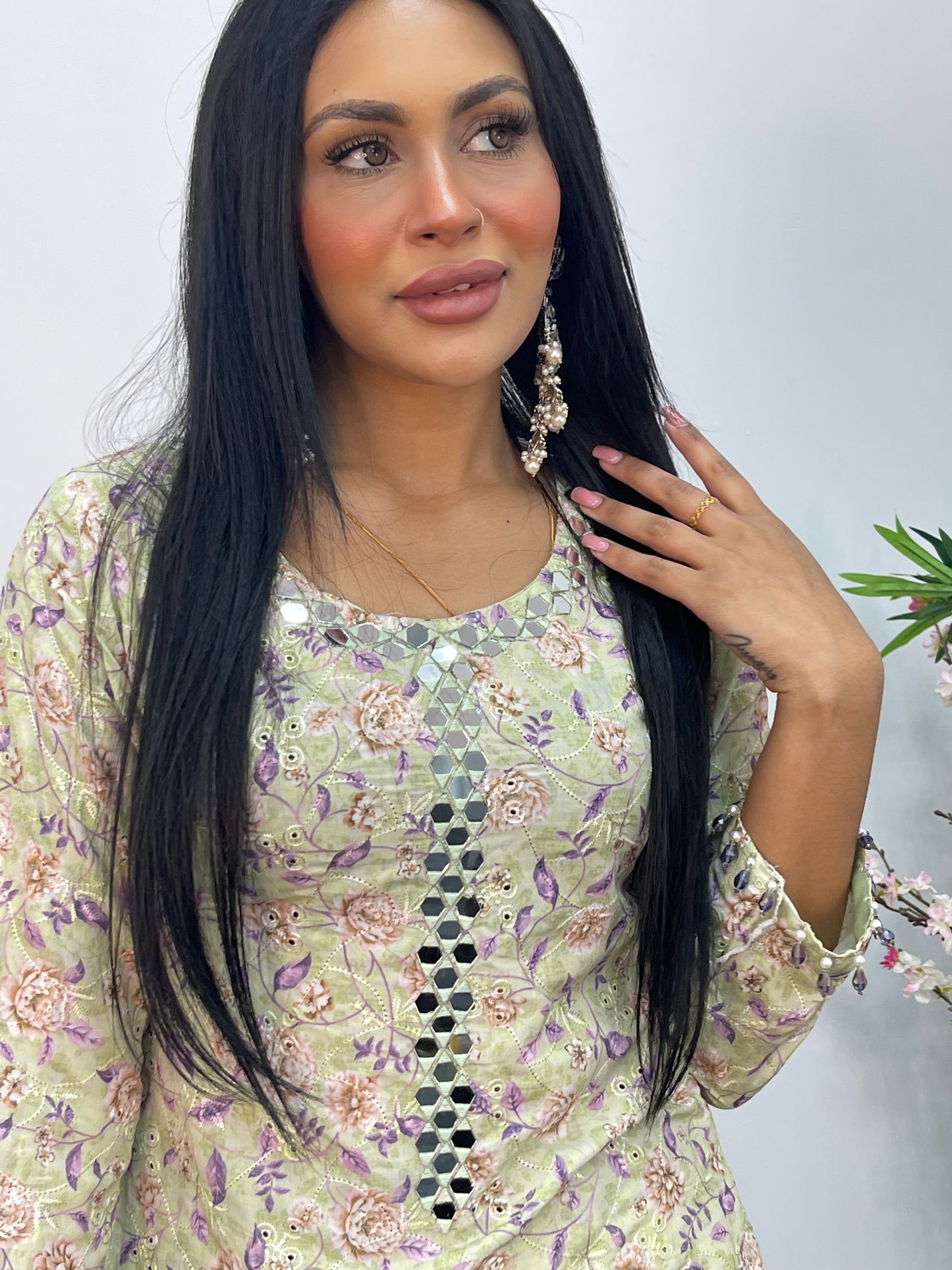 Swiss Lawn - chikankari - S