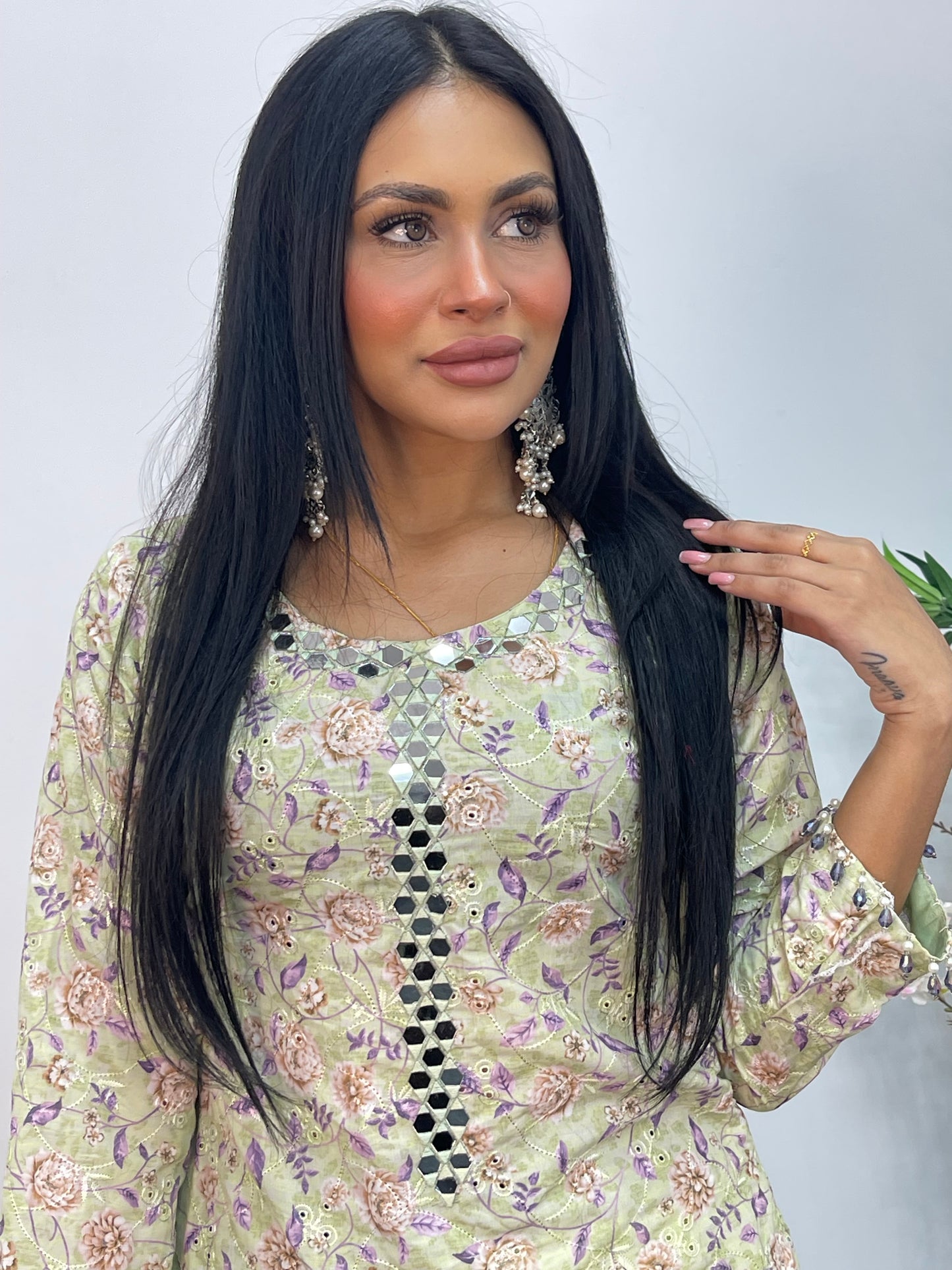 Swiss Lawn - chikankari - S