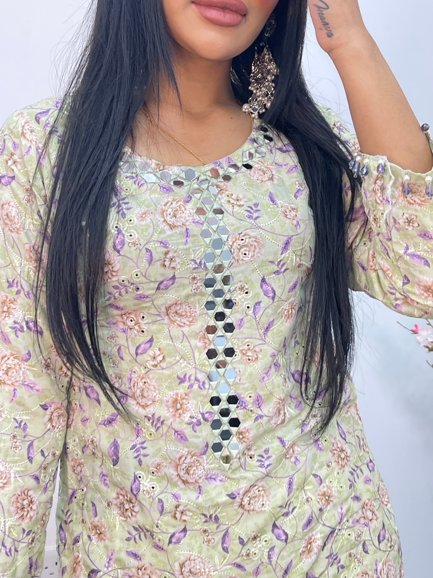 Swiss Lawn - chikankari - S