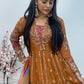 Faiza - Maria B Inspired Embroidered - Burnt Orange - K