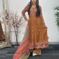 Faiza - Maria B Inspired Embroidered - Burnt Orange - K
