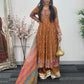 Faiza - Maria B Inspired Embroidered - Burnt Orange - K