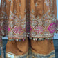 Faiza - Maria B Inspired Embroidered - Burnt Orange - K