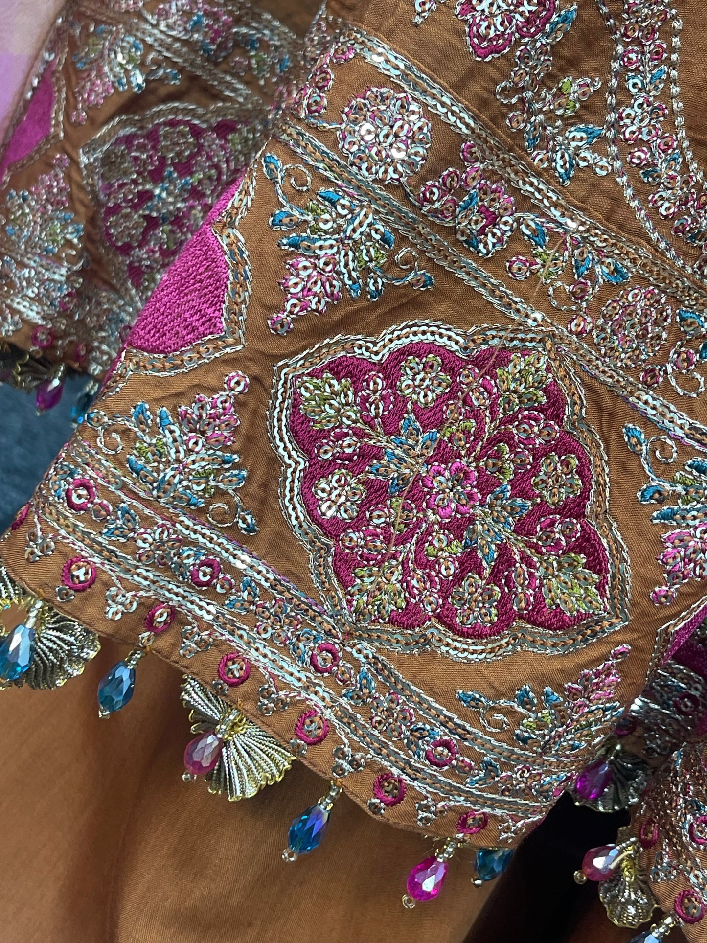 Faiza - Maria B Inspired Embroidered - Burnt Orange - K