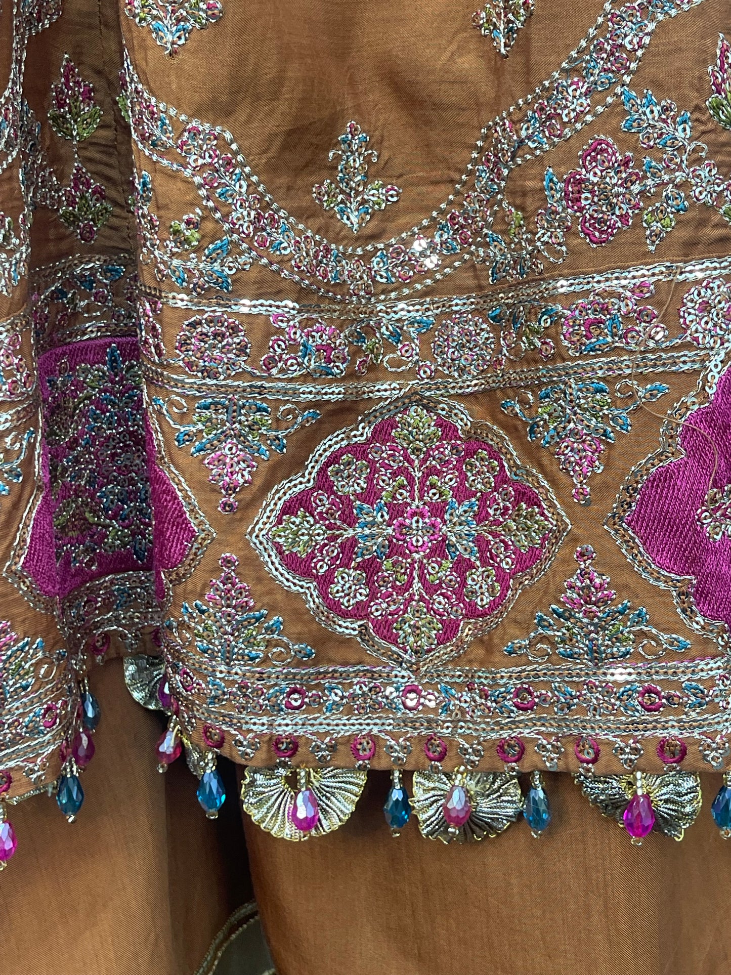 Faiza - Maria B Inspired Embroidered - Burnt Orange - K