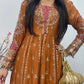 Faiza - Maria B Inspired Embroidered - Burnt Orange - K