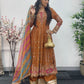 Faiza - Maria B Inspired Embroidered - Burnt Orange - K