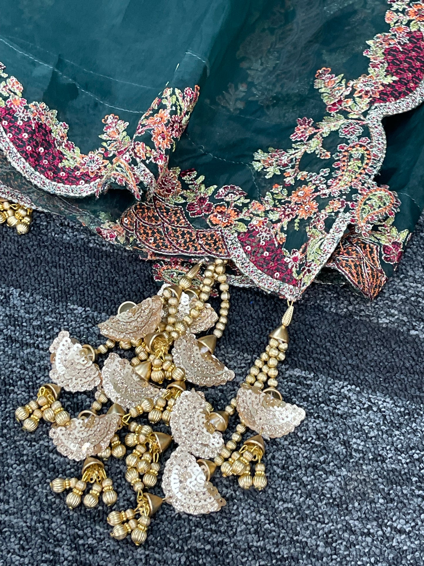 Hussain Rehar inspired- Green Maxi - I