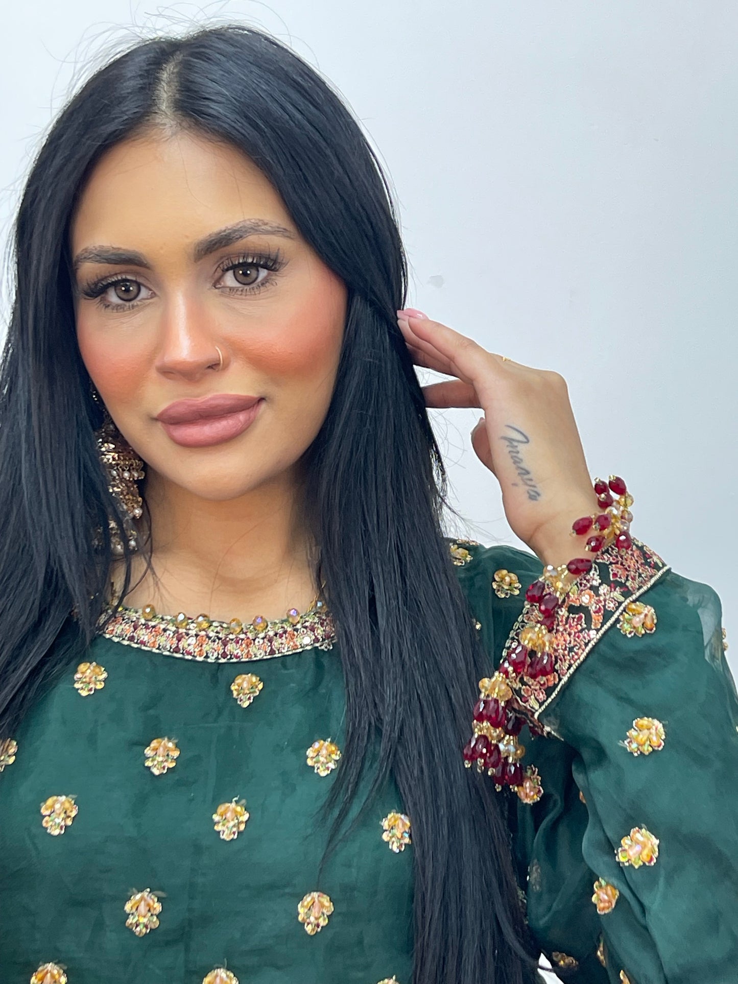 Hussain Rehar inspired- Green Maxi - I