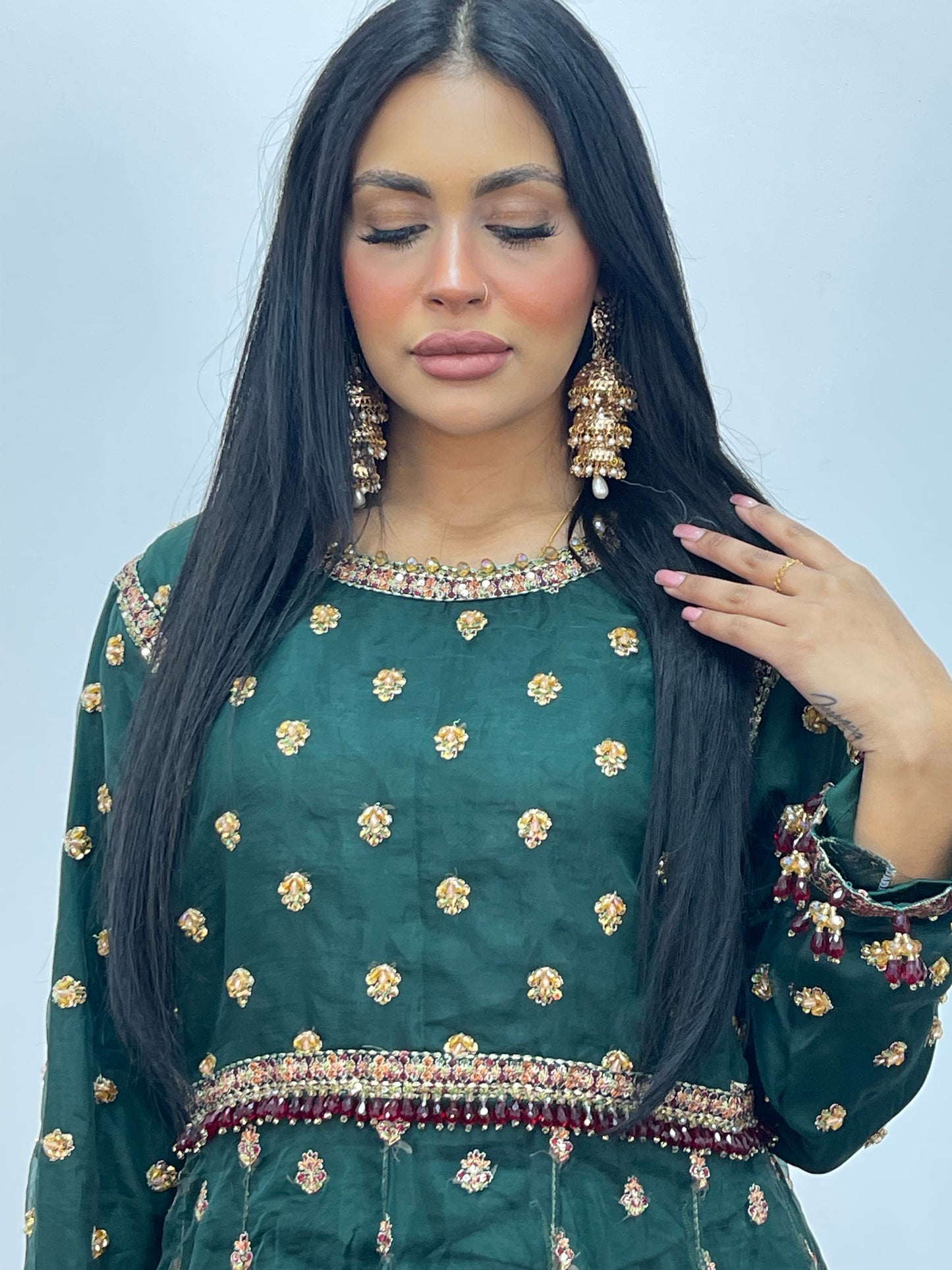Hussain Rehar inspired- Green Maxi - I