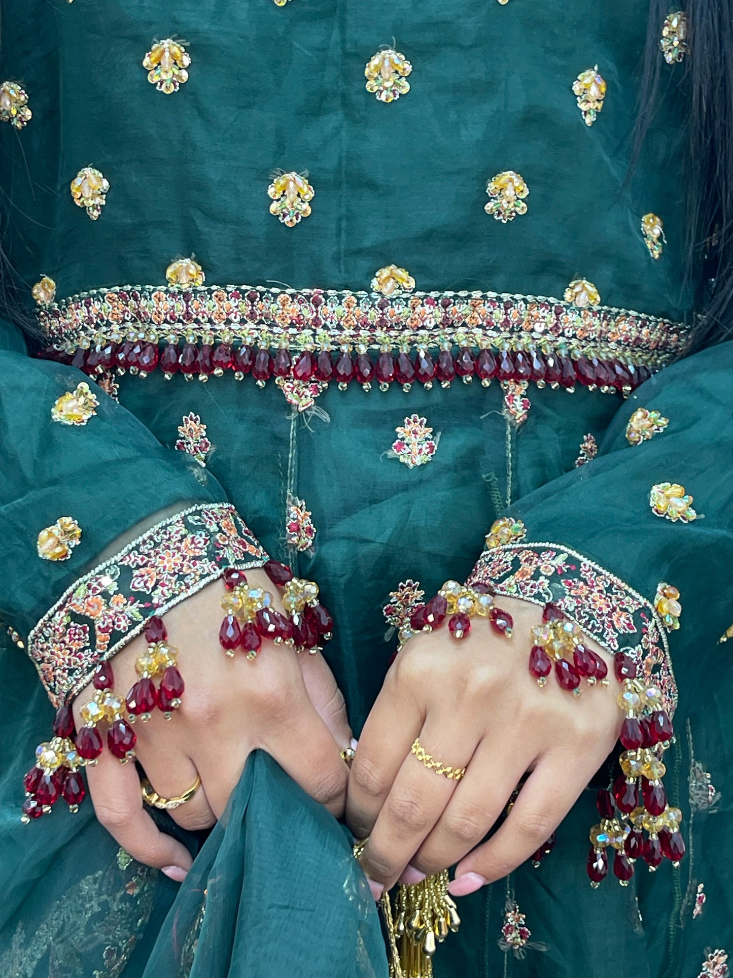 Hussain Rehar inspired- Green Maxi - I