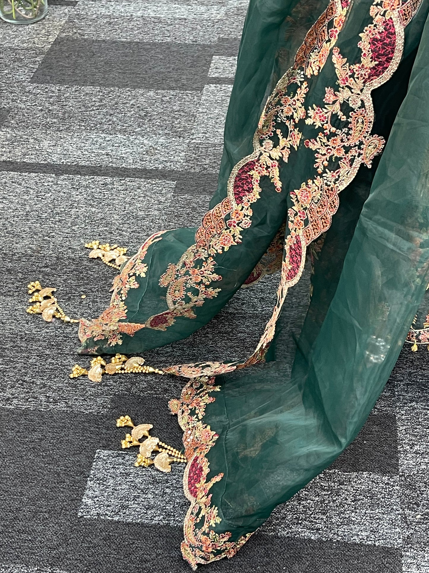 Hussain Rehar inspired- Green Maxi - I