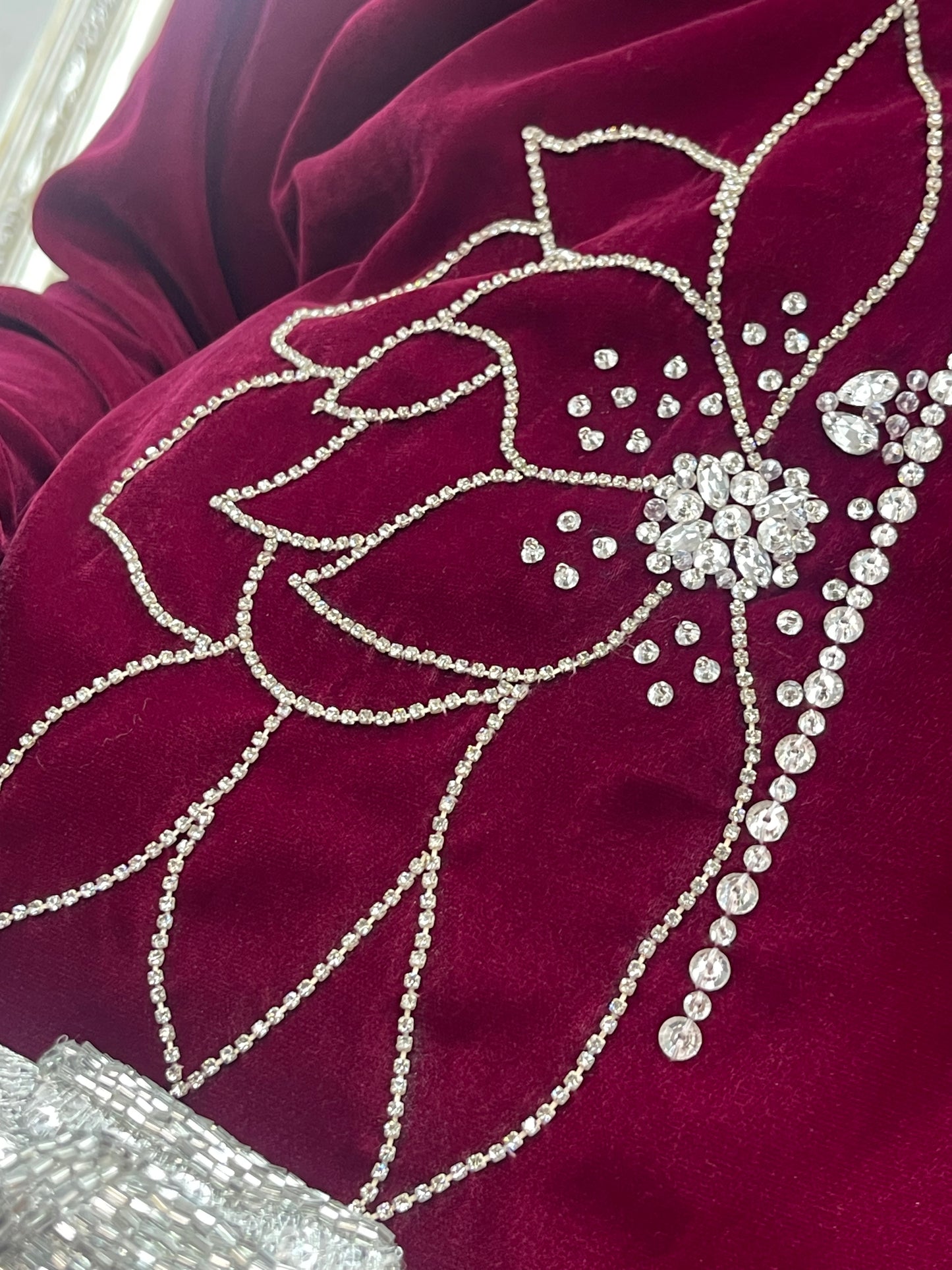 Lulu Pink | Hot Magenta Velvet | party wear dresses uk