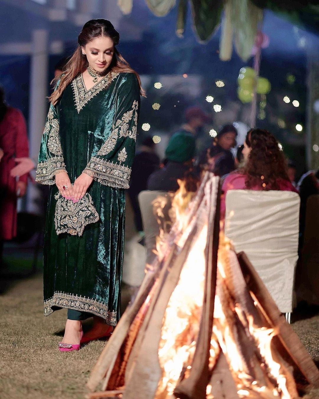 Jalwa - Velvet - Green