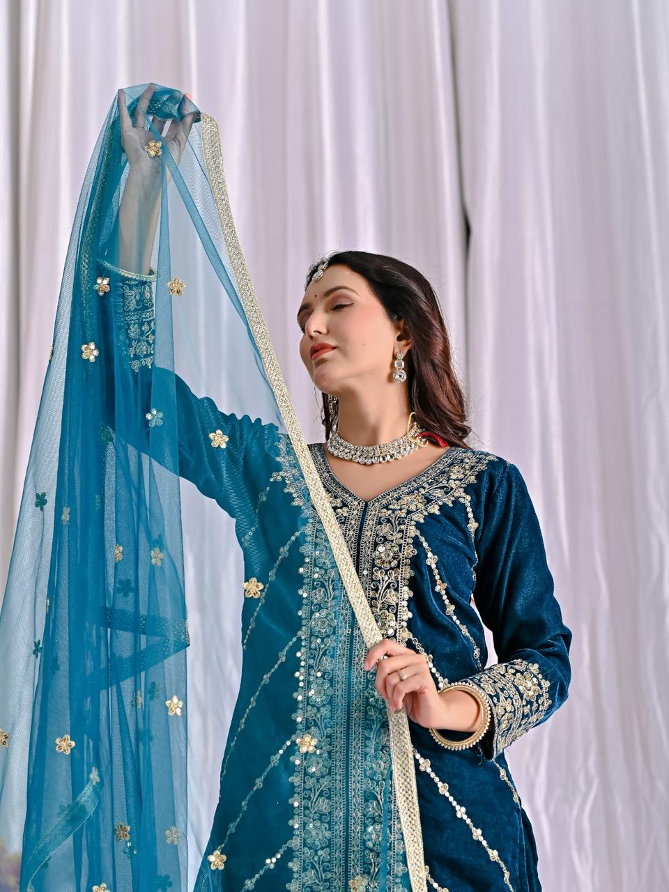 Wafa - Velvet sharara