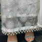Pearl Crush - 3D Cutdana Net - White Party Outfit - Nikkah-