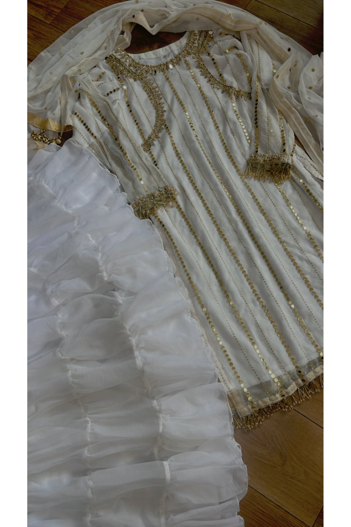 Farshi Garara white - farshee -J