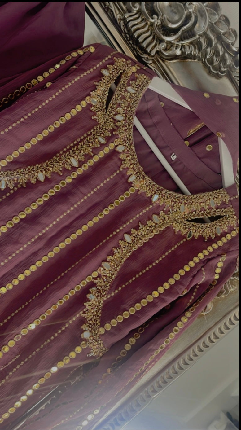 Farshi Garara Lilac Pink - J